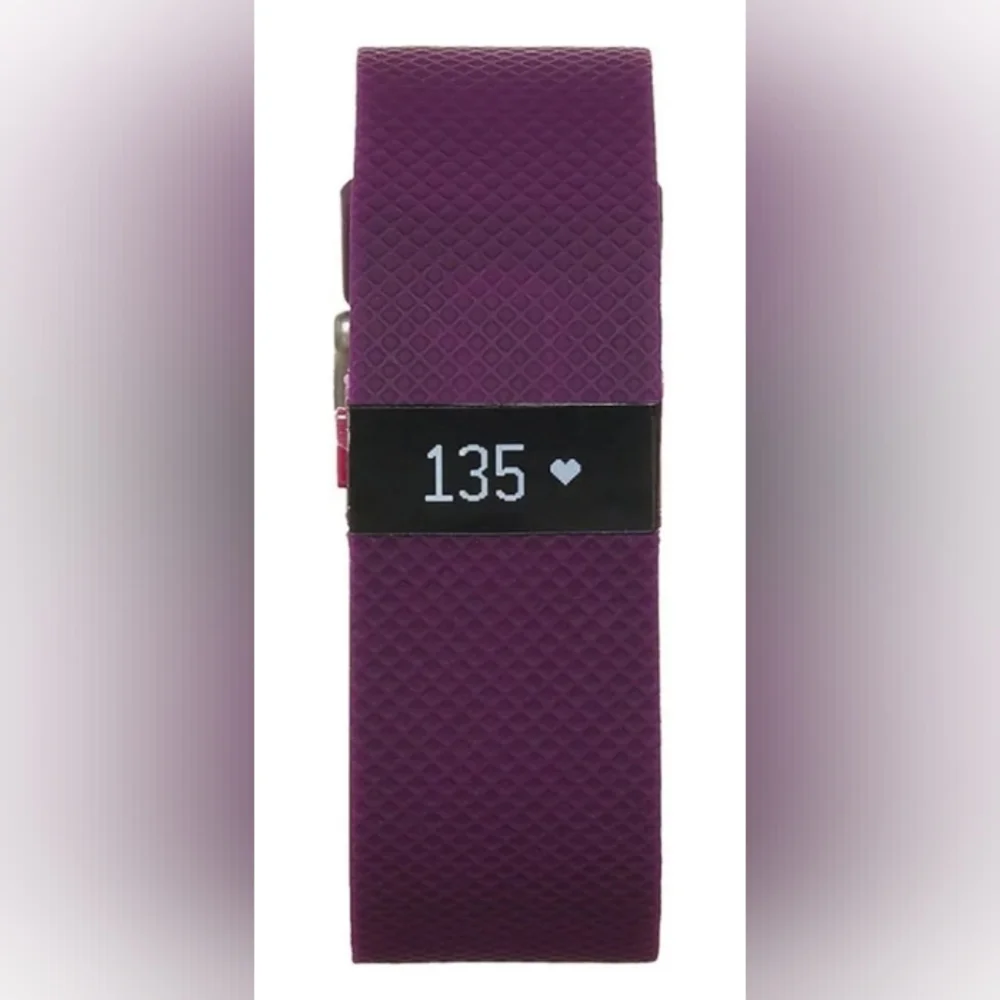 Fitbit Charge HR Wireless Activity Wristband (Plum, L/G) MSRP $129.95